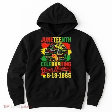 Junenth Freedom 1865 Celebrating Emancipation Black Women Hoodie