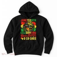 Junenth Freedom 1865 Celebrating Emancipation Black Women Hoodie thumb 0