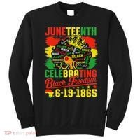 Junenth Freedom 1865 Celebrating Emancipation Black Women Sweatshirt thumb 0