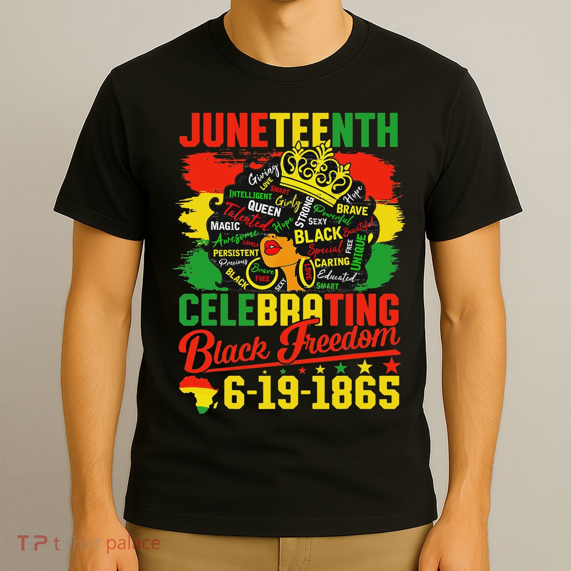 Junenth Freedom 1865 Celebrating Emancipation Black Women T-Shirt