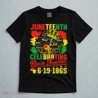 Junenth Freedom 1865 Celebrating Emancipation Black Women T-Shirt thumb 5