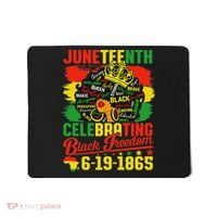 Junenth Freedom 1865 Celebrating Emancipation Black Women Mousepad thumb 0