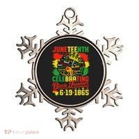 Junenth Freedom 1865 Celebrating Emancipation Black Women Ornament thumb 0