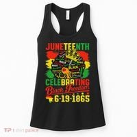 Junenth Freedom 1865 Celebrating Emancipation Black Women Women's Tank Top thumb 0