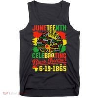 Junenth Freedom 1865 Celebrating Emancipation Black Women Tank Top thumb 0