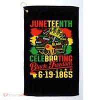 Junenth Freedom 1865 Celebrating Emancipation Black Women Golf Towel thumb 0