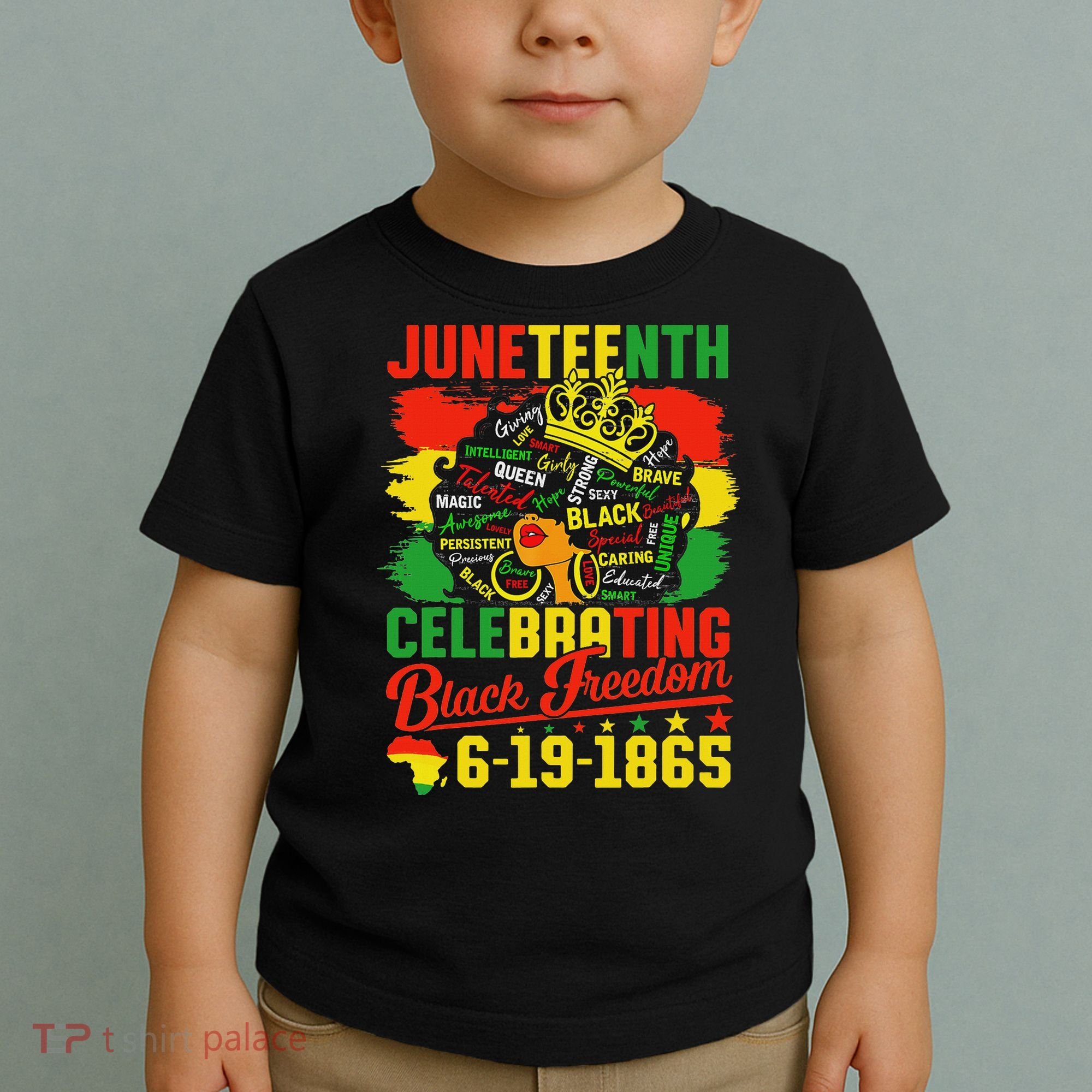 Junenth Freedom 1865 Celebrating Emancipation Black Women Toddler T-Shirt