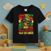 Junenth Freedom 1865 Celebrating Emancipation Black Women Toddler T-Shirt thumb 3