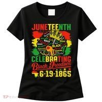 Junenth Freedom 1865 Celebrating Emancipation Black Women Women's T-Shirt thumb 0