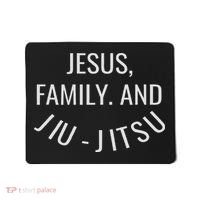 Jesus Family And Jiu Jitsu Brazilian Jiu Jitsu Mousepad thumb 0