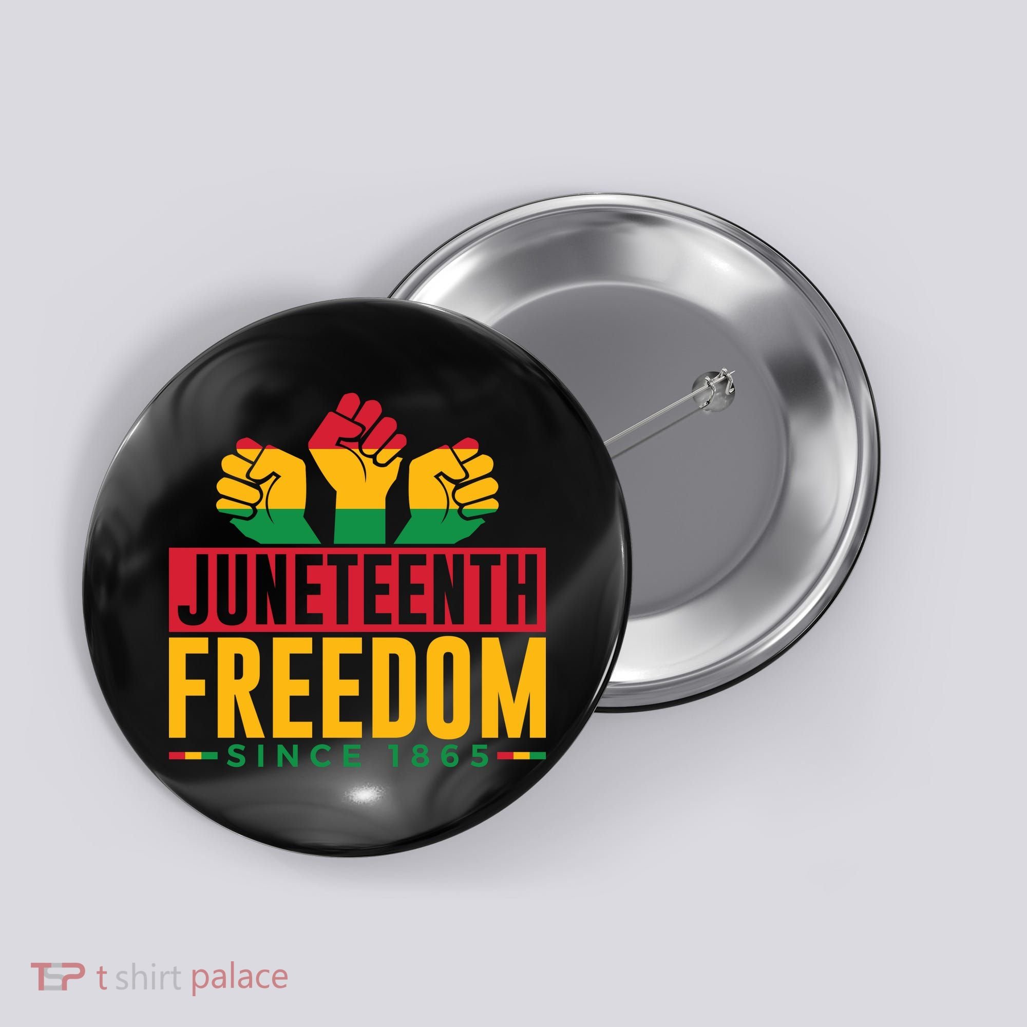 Juneteenth Freedom Art Button