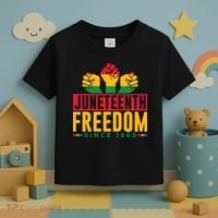 Juneteenth Freedom Art Toddler T-Shirt thumb 3