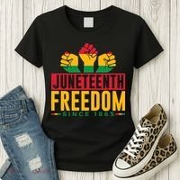 Juneteenth Freedom Art Women's T-Shirt thumb 3