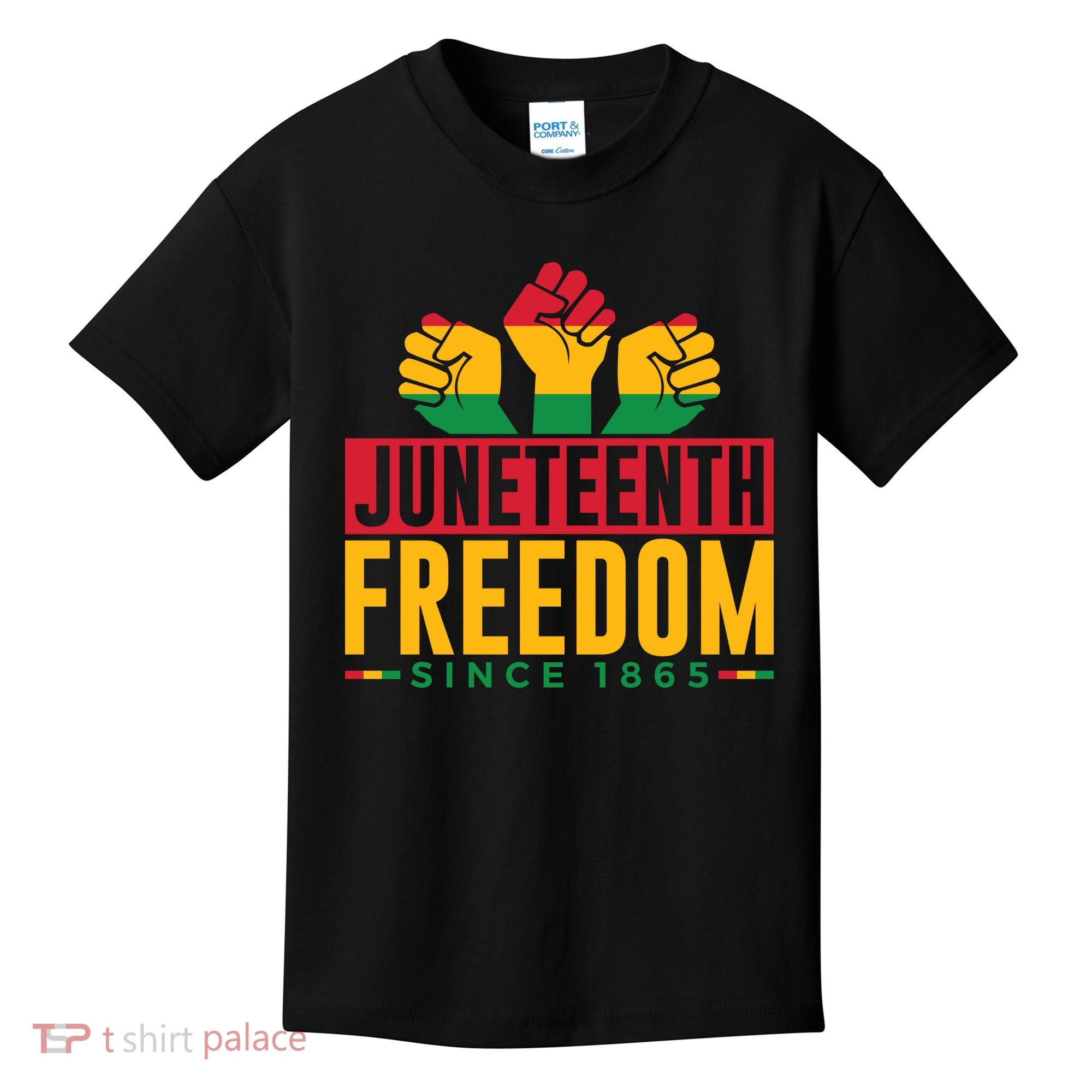 Juneteenth Freedom Art Kids T-Shirt