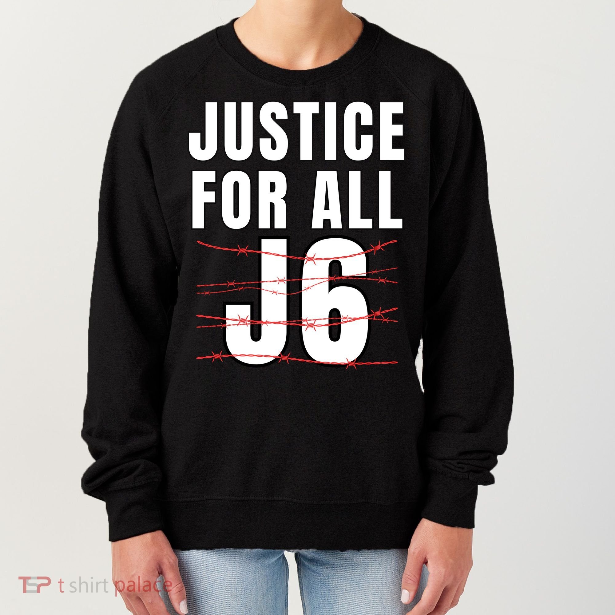 Justice For All J6, First Amendment, J6, Freedom Women's Sweatshirt