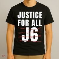 Justice For All J6, First Amendment, J6, Freedom T-Shirt thumb 3