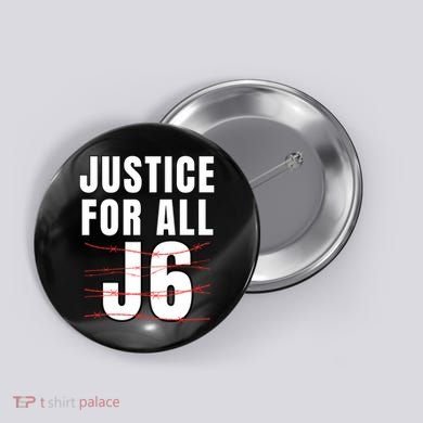 Justice For All J6, First Amendment, J6, Freedom Button