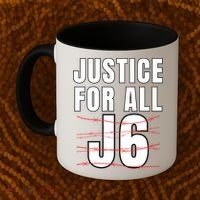 Justice For All J6, First Amendment, J6, Freedom Coffee Mug thumb 2