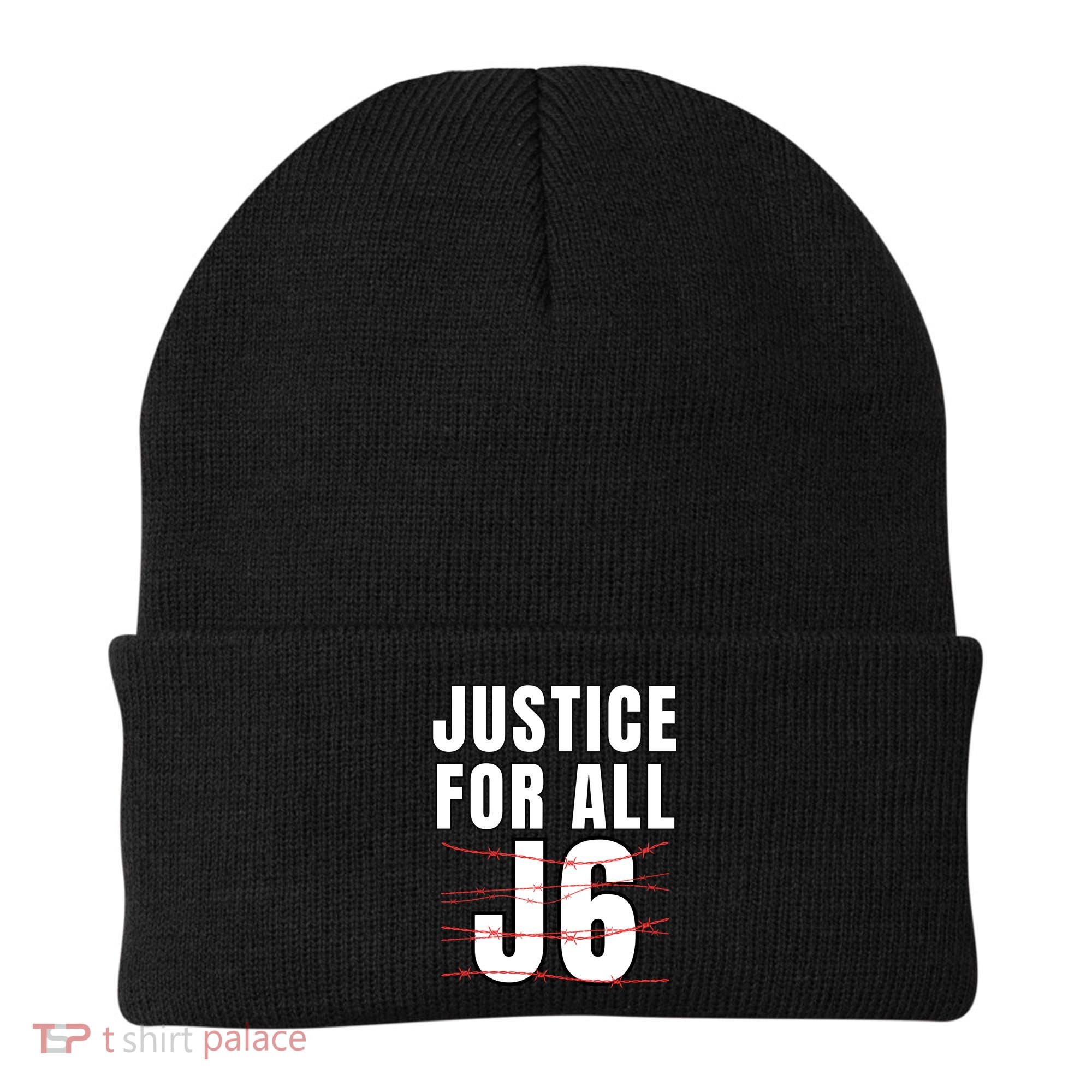 Justice For All J6, First Amendment, J6, Freedom Beanie