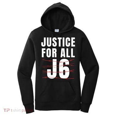 Justice For All J6, First Amendment, J6, Freedom Women's Hoodie