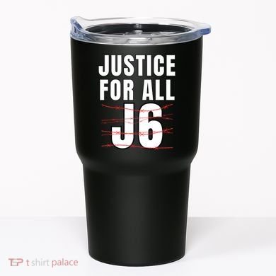 Justice For All J6, First Amendment, J6, Freedom Tumbler