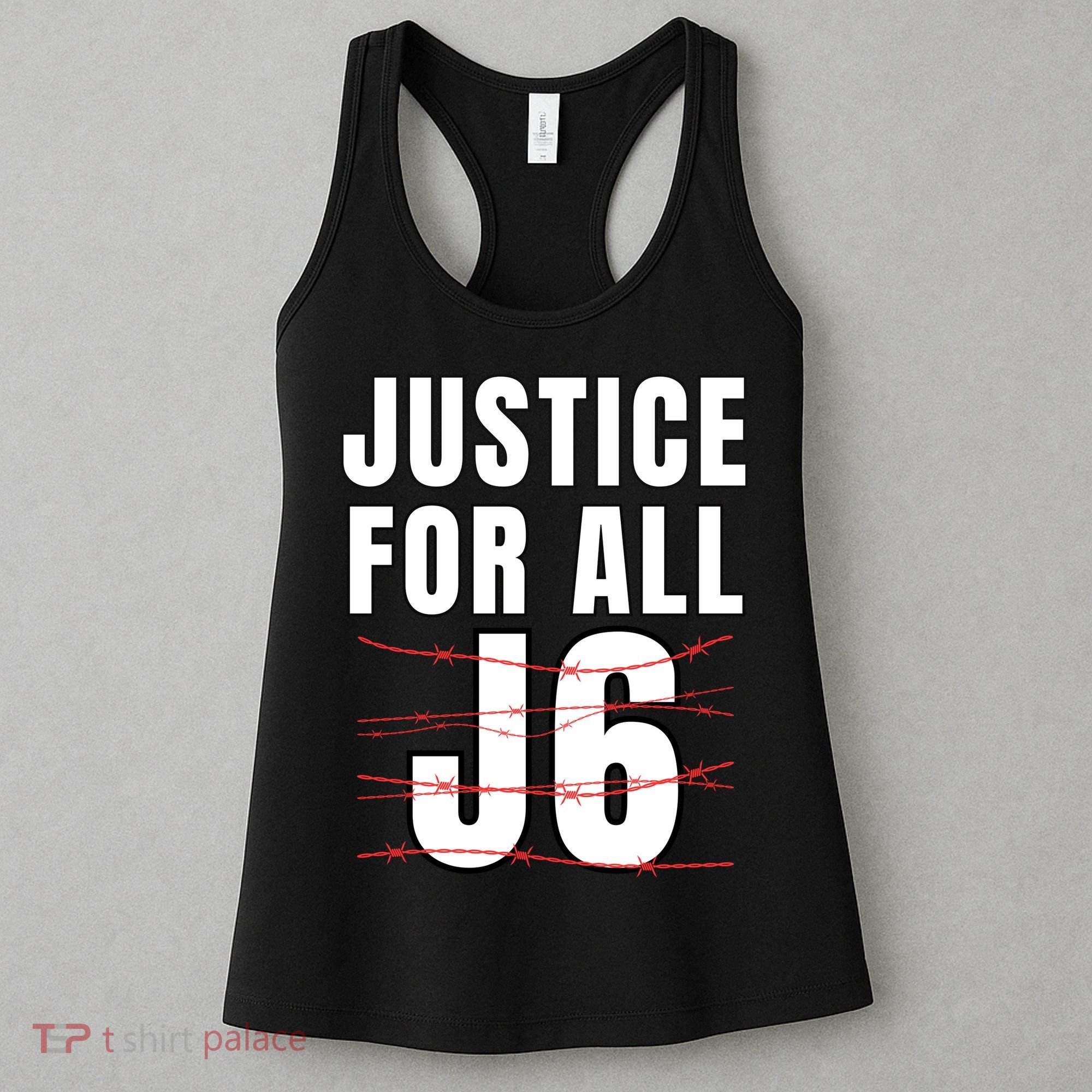 Justice For All J6, First Amendment, J6, Freedom Women's Tank Top