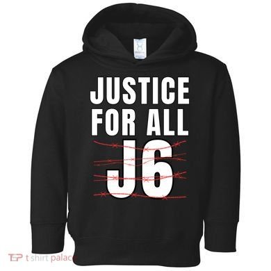 Justice For All J6, First Amendment, J6, Freedom Toddler Hoodie