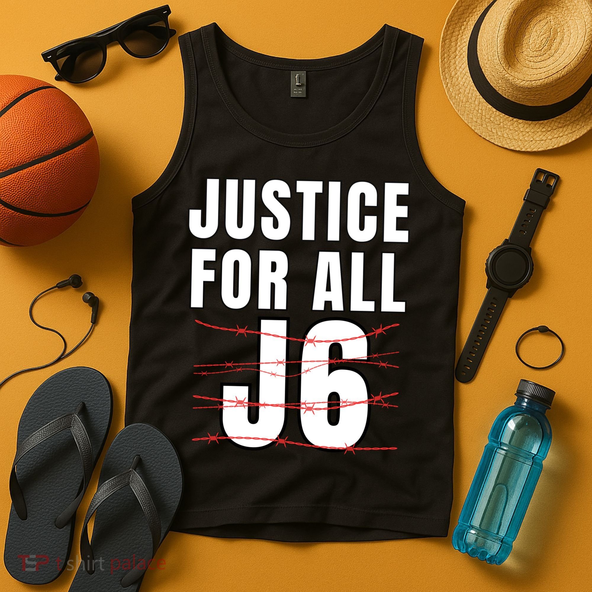 Justice For All J6, First Amendment, J6, Freedom Tank Top