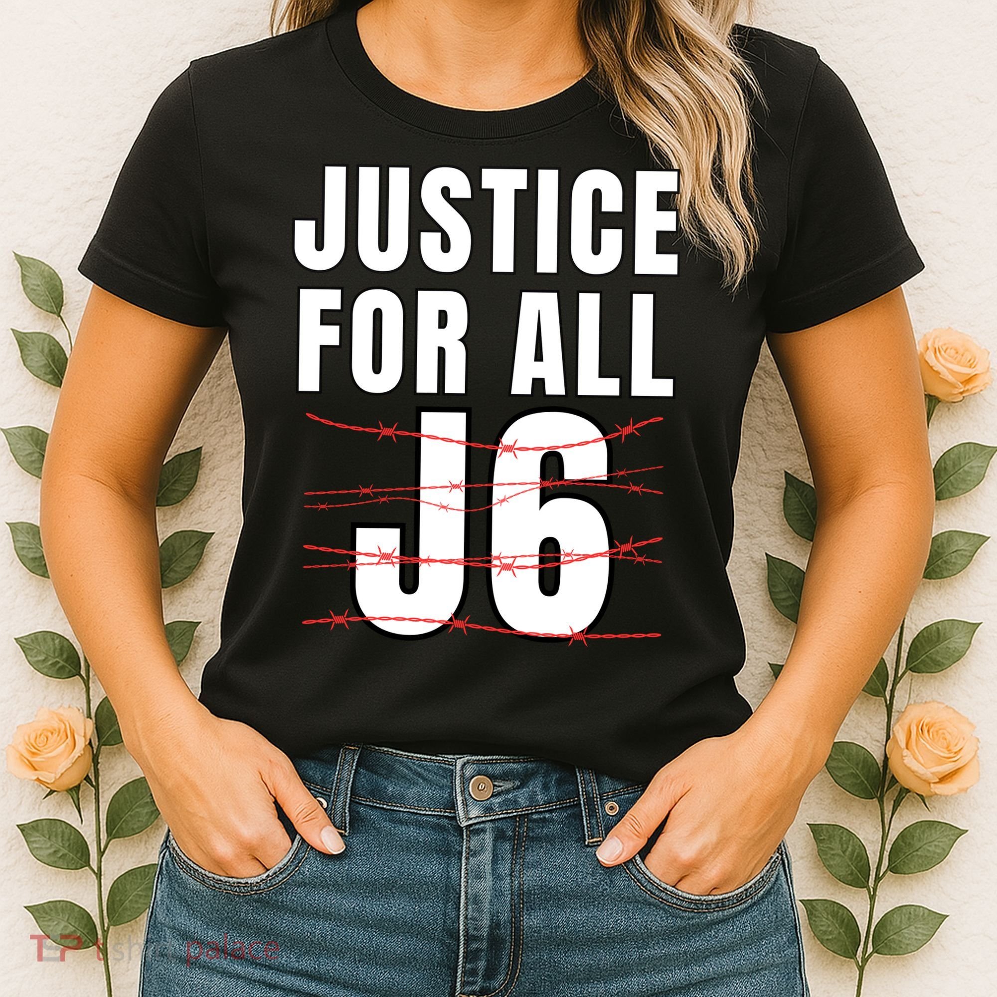Justice For All J6, First Amendment, J6, Freedom Women's T-Shirt