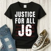 Justice For All J6, First Amendment, J6, Freedom Women's T-Shirt thumb 3