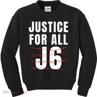 Justice For All J6, First Amendment, J6, Freedom Kids Sweatshirt thumb 0