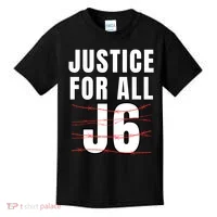 Justice For All J6, First Amendment, J6, Freedom Kids T-Shirt thumb 0