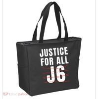 Justice For All J6, First Amendment, J6, Freedom Tote Bag thumb 2