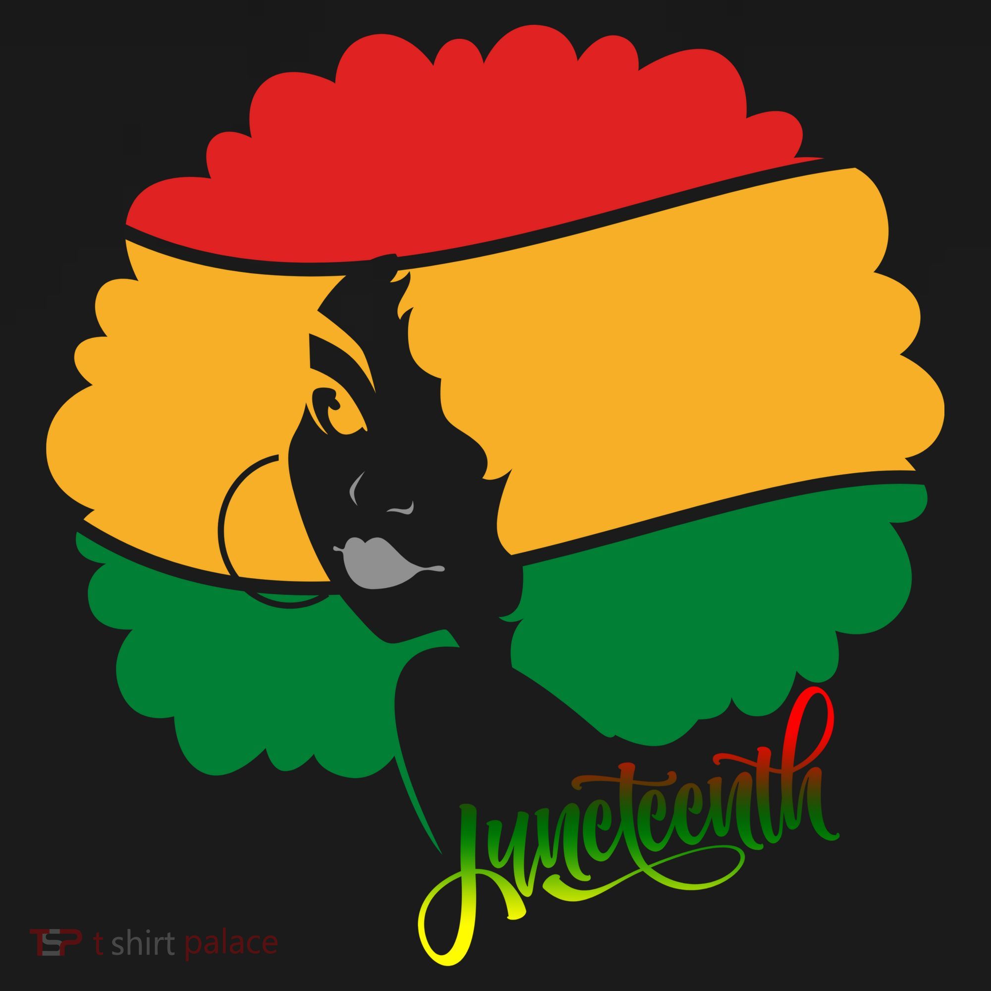 Juneteenth Female Afro African American Backpack