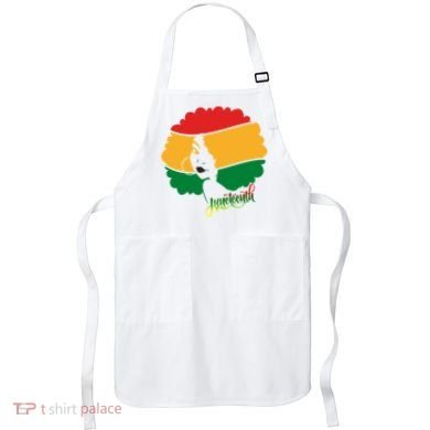 Juneteenth Female Afro African American Apron