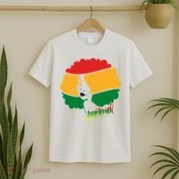 Juneteenth Female Afro African American T-Shirt thumb 2