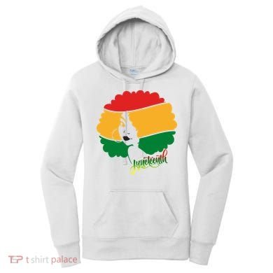 Juneteenth Female Afro African American Women's Hoodie