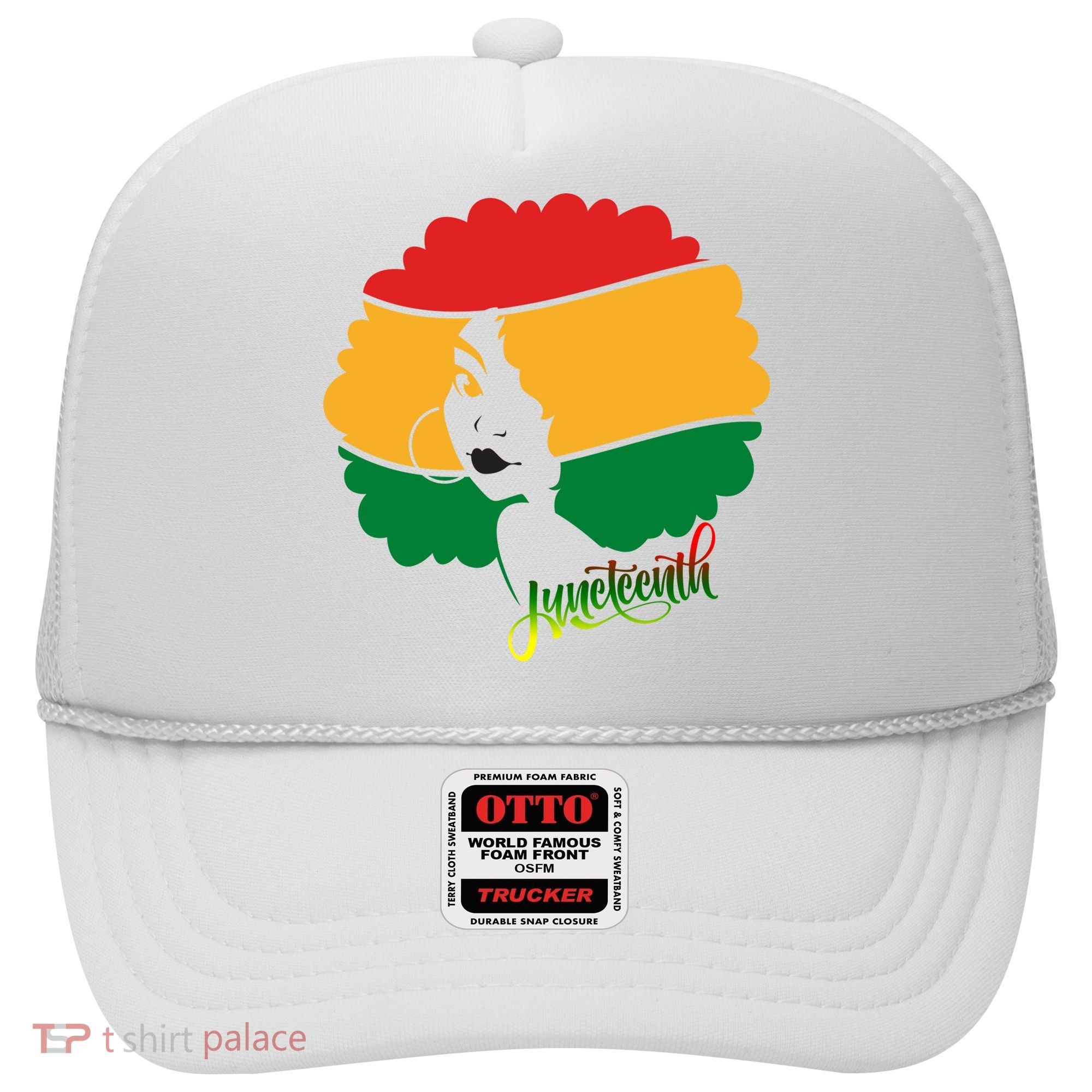Juneteenth Female Afro African American Hat