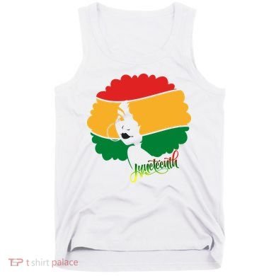 Juneteenth Female Afro African American Tank Top