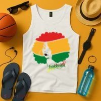 Juneteenth Female Afro African American Tank Top thumb 4