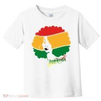 Juneteenth Female Afro African American Toddler T-Shirt thumb 0