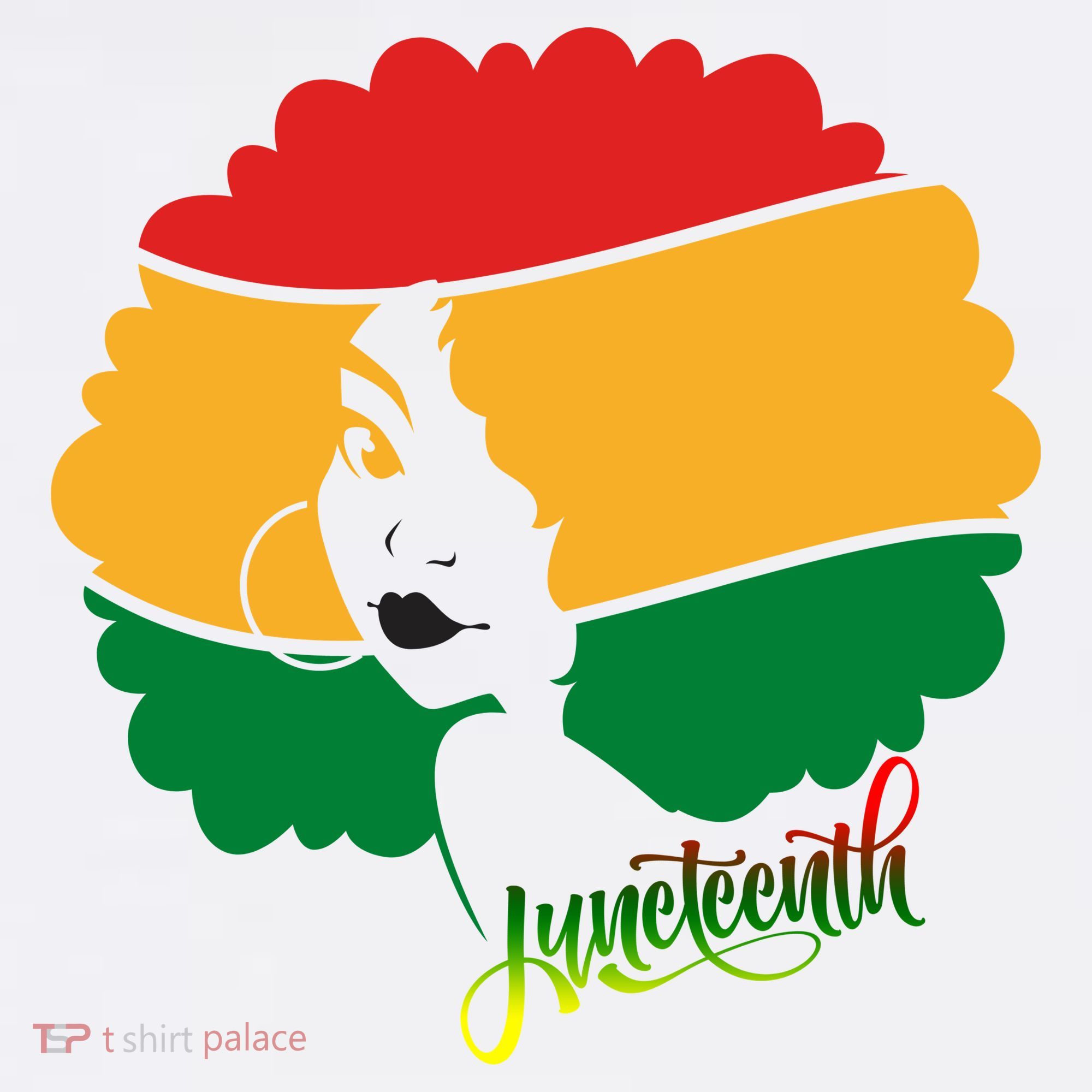 Juneteenth Female Afro African American Toddler T-Shirt
