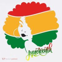 Juneteenth Female Afro African American Women's T-Shirt thumb 6