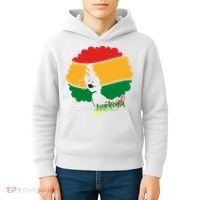 Juneteenth Female Afro African American Kids Hoodie thumb 4