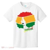 Juneteenth Female Afro African American Kids T-Shirt thumb 0