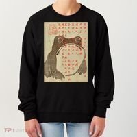 Japanese Frog Art Ukiyoe Print Women's Sweatshirt thumb 0
