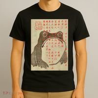 Japanese Frog Art Ukiyoe Print T-Shirt thumb 3