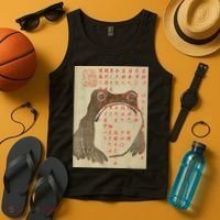 Japanese Frog Art Ukiyoe Print Tank Top thumb 4
