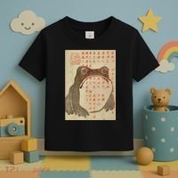 Japanese Frog Art Ukiyoe Print Toddler T-Shirt thumb 3