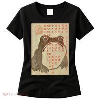 Japanese Frog Art Ukiyoe Print Women's T-Shirt thumb 0